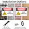 Signmission 480V Power On Danger Sign, Plastic, 10in W x 7in L, 2PK OS-2PACK-DS-P-710-L-2195 - alternate 4